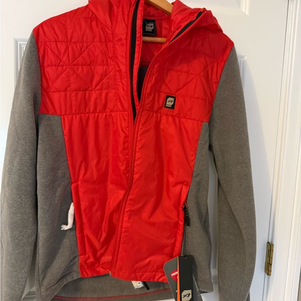 Orage Hybrid Jacket Small S/P Red Grey NWT (Retail $250)